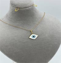 گردنبند چشم نظر میناکاری